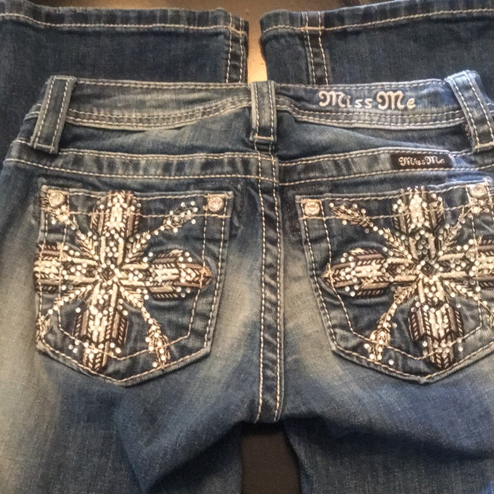 Girls’ Miss Me bootcut jeans